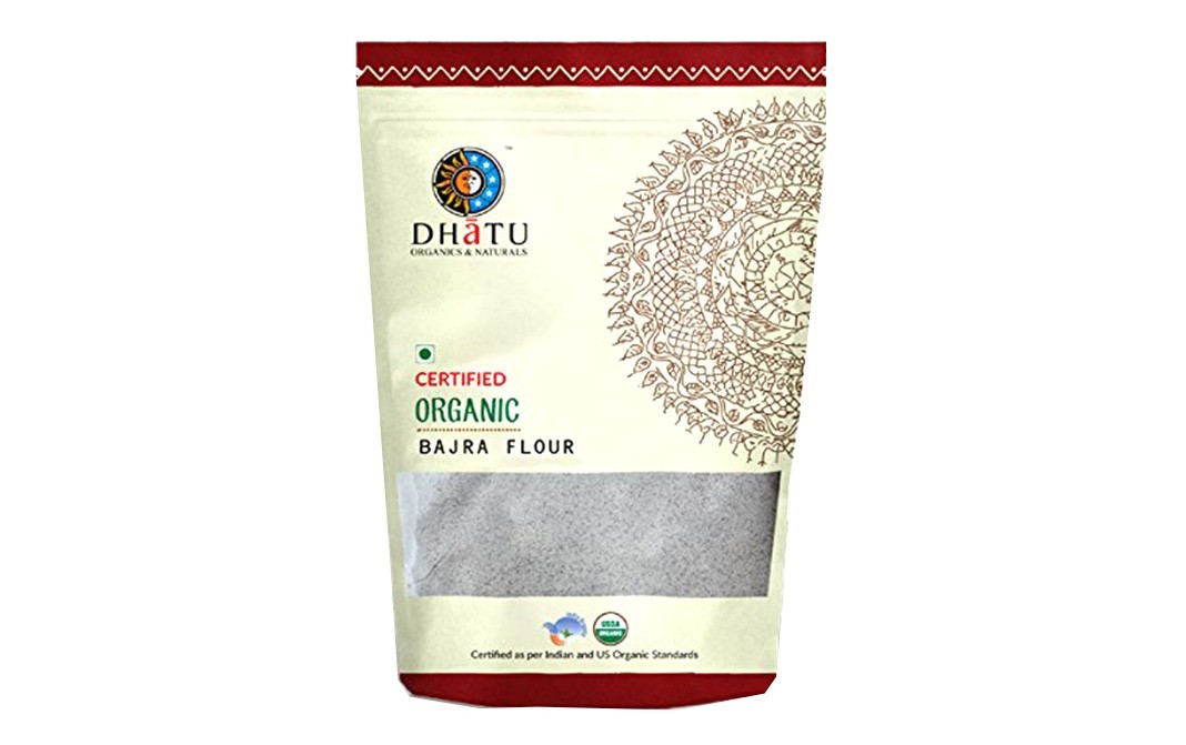 Dhatu Certified Organic Bajra Flour   Pack  500 grams